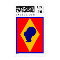 Retro BeeHive Diamond Cameo Postage