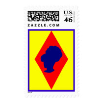 Retro BeeHive Diamond Cameo Postage