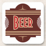 Retro Beer Logo Coasters