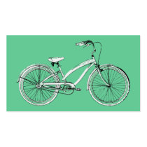 retro bicycle business cards