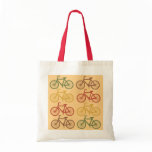 Retro Bicycles Tote Bags