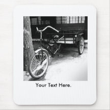 Retro bike mousepad