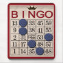 Retro Bingo Card Mouse Pads