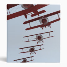Retro Biplane Binder