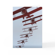 Retro Biplane Greeting Cards