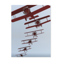 Retro Biplane Postcards