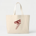Retro Biplane Tote Bag