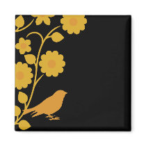 Retro bird magnet by partypassion Retro bird magnet