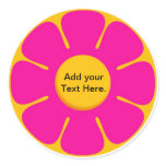 Retro Birthday Party Cupcake Toppers Stickers