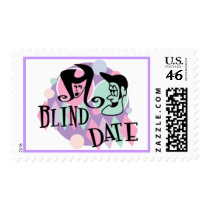 Retro Blind Date Postage postage
