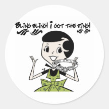 Retro Bling Ring Tshirts and Gifts Stickers