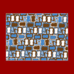 Retro Blob postcards