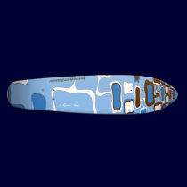Retro Blob skateboard by 2LPZstudio Retro Blob skateboard