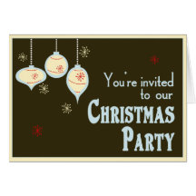 Retro Blue and Tan Card