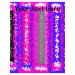 Retro blue black pink gray psychedelic rectangles flyers