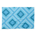 Retro Blue Diamonds Kitchen Towel kitchen towels