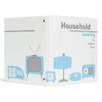 Retro Blue Electronics Binders
