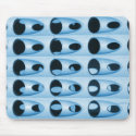 retro blue metal mousepads by DonnaGrayson_Photos retro blue metal mousepads