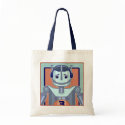 Retro Blue Robot Kids bags by koncepts Retro Blue Robot Kids bags