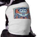 Retro Blue Robot Kids pet clothing