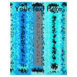 Retro blue white black psychedelic rectangles flyers