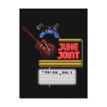 Retro Blues Juke Joint Postcards