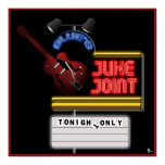 Retro Blues Juke Joint Poster