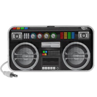 retro boom box ghetto blaster boombox portable speakers