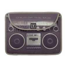 Retro Boombox Cassette Player Funny Macbook sleeve Sleeve For MacBook Pro