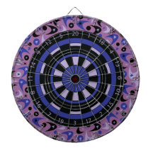 Retro Boomerangs Dartboard