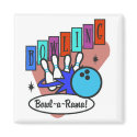 retro bowl-a-rama sign magnets