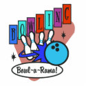 retro bowl-a-rama sign photo sculptures