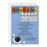 Retro Bowling Birthday Party Invitation