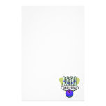 retro bowling design stationery