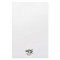 retro bowling shoes design stationery paper