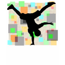 Retro Break Dancer t-shirt