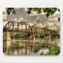 Retro Bridge mouse pad mousepads by ecnerwal1234 Retro Bridge mouse pad mousepads