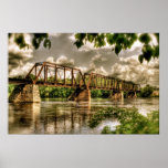 Retro Bridge Poster