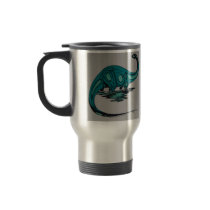 retro brontosaur coffee mugs