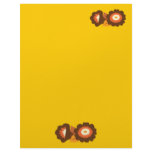 Retro Brown Flowers Custom Letterhead