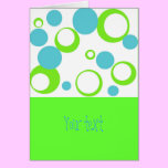Retro Bubble cards