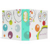 Retro bubbles binders binder