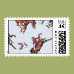 Retro Bucking Broncho Stamp