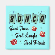 Retro Bunco Magnets