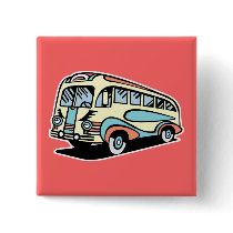retro bus motor coach buttons