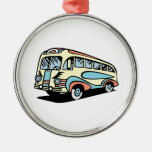 retro bus motor coach ornaments