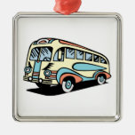retro bus motor coach ornaments