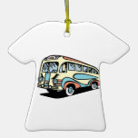 retro bus motor coach ornaments