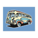 retro bus motor coach postcards by doonidesigns retro bus motor coach postcards