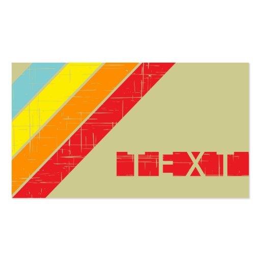 retro business card